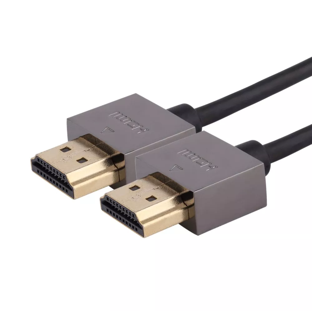 كابل HDMI رفيع عالي السرعة لإعدادات AV من AM إلى AM