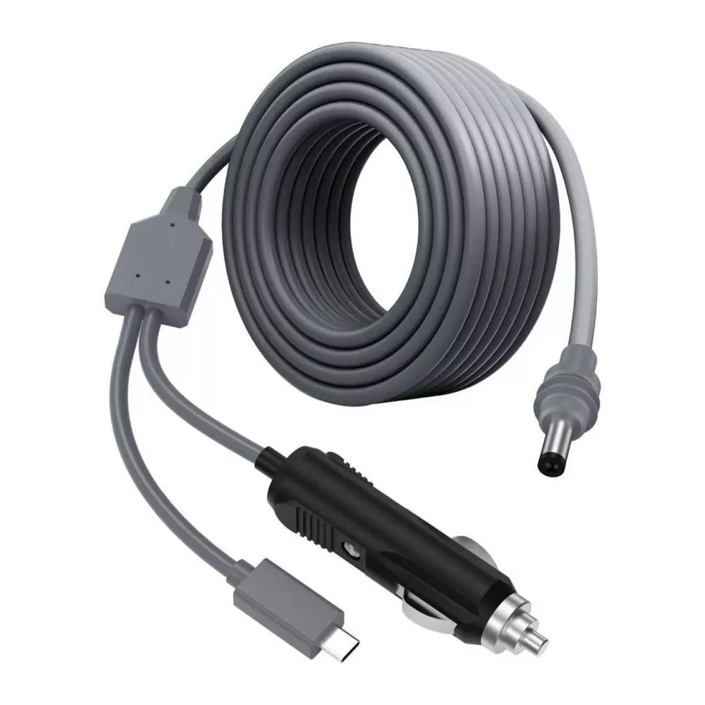 2-in-1 Starlink DC to USB-C Car Charger Cable