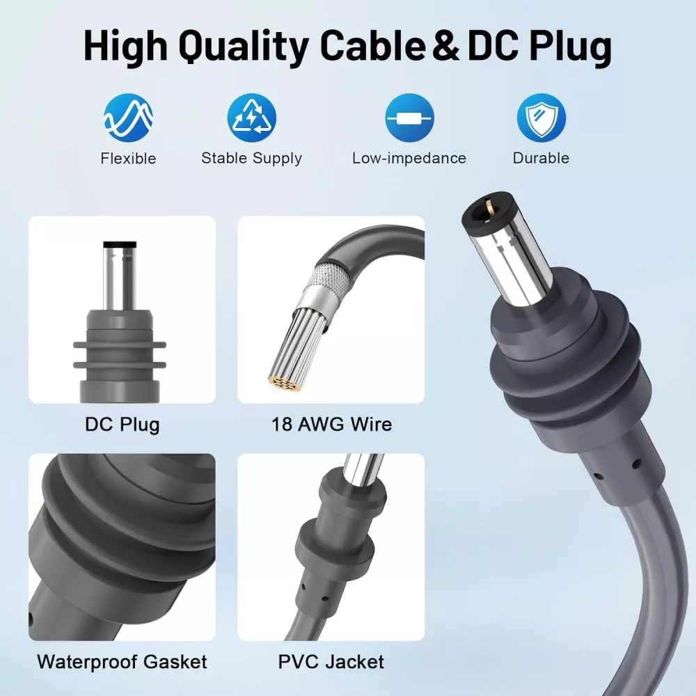 2-in-1 Starlink DC to USB-C Car Charger Cable