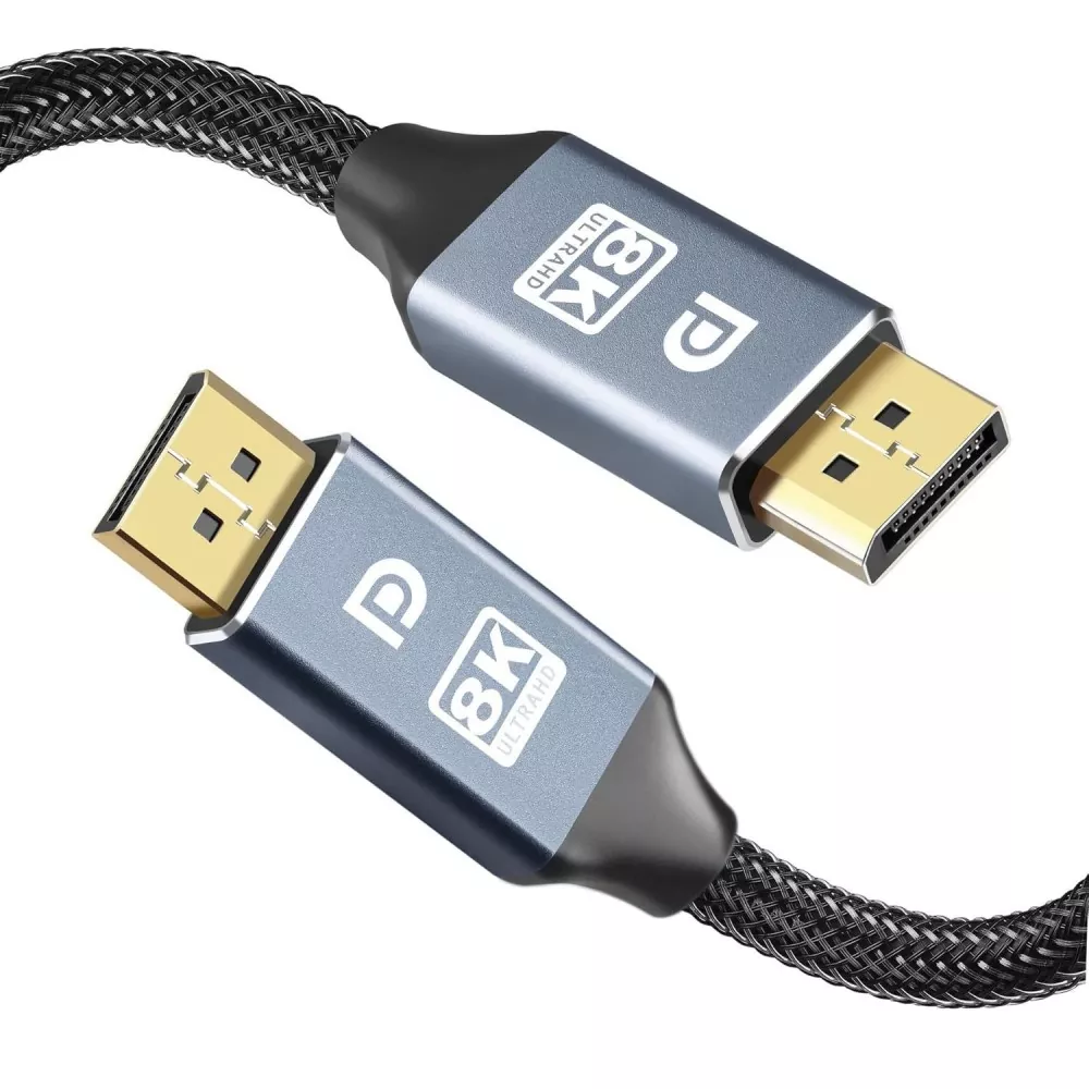سبائك الزنك شل DP2.1 ذكر إلى كابل ذكر DP